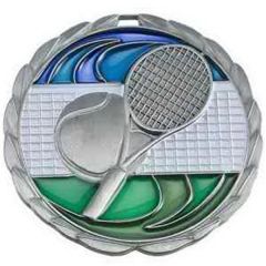 2 1/2 Inch Tennis Color Epoxy Medal