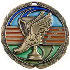 2 1/2 Inch Track Color Epoxy Medal