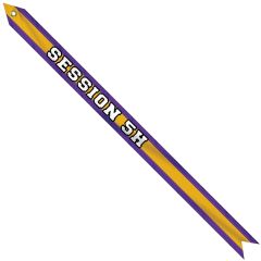 2 1/4 Inch X 36 Inch Custom Printed Nylon Streamer