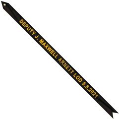 2 1/4 Inch X 48 Inch Custom Printed Knit Polyester Streamer