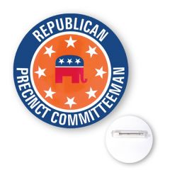 2 1/2 Inch  Round Chipboard Button