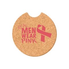 2 1/2 Inch  Round  Solid Cork Car Coaster