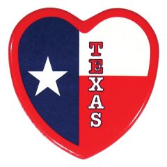 2 1/4 Inch  Heart Shaped Button