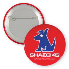 2 1/4 Inch  Round Button W/ Safety Pin