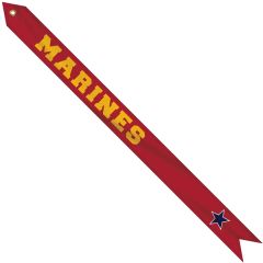 2 3/4 Inch X 36 Inch Custom Printed Knit Polyester Streamer