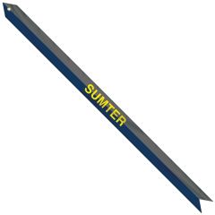 2 3/4 Inch X 48 Inch Custom Printed Knit Polyester Streamer