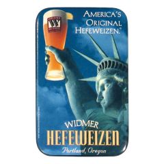 2 3/4 Inch X 1 3/4 Inch  Oblong Button W/Safety Pin