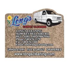 2.5 Inch X3 Inch  Delivery Van Stock Shape Vinyl Magnet - 20mil