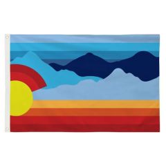 2 Ft X 3 Ft Custom Pole Flag Single-Sided