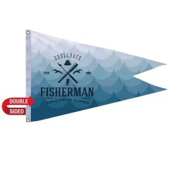 2 Ft X 3 Ft Polyester Burgee Flag Double-Sided