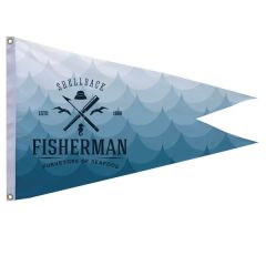 2 Ft X 3 Ft Polyester Burgee Flag Single-Sided