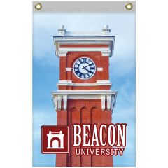 2 Ft X 3 Ft Promotional Polyester Single Reverse Vertical Flag