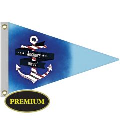 2 Ft X 3 Ft Single Reverse Knit Polyester Pennant