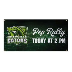 2 Ft X 4 Ft 13 Oz Smooth Vinyl Banner Single-Sided