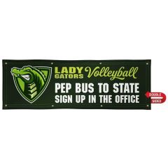 2 Ft X 6 Ft 13 Oz Smooth Vinyl Banner Double-Sided