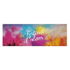 2 Ft X 6 Ft 9 Oz Mesh Vinyl Banner Single-Sided