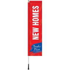 2 Ft X 8 Ft Custom Single Reverse Windchaser Flag Kit