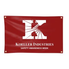 2' H X 3' W Fabric Banner (double Sided)
