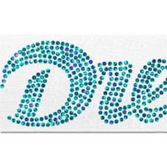 2 Inch Badge Satinch Ribbon - 50yd Roll - Sparkle