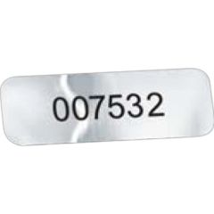 Rectangle Idento Vinyl Identification Decal 1/2 Inch X 1 1/2 Inch