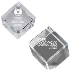 2 Inch 3D Jewel Cube