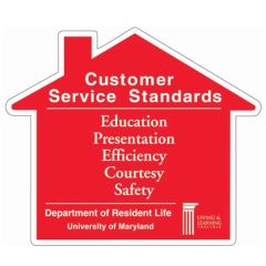 House Magnet 3 7/8 Inch X 4 1/2 Inch - 30 MIL