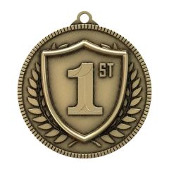2 Inch Antique Gold 1st Place Classic Legacy Medallion