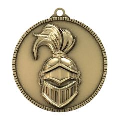 2 Inch Antique Gold Knight Classic Legacy Medallion