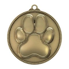 2 Inch Antique Gold Paw Classic Legacy Medallion