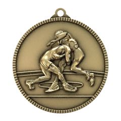 2 Inch Antique Wrestling Classic Legacy Medallion