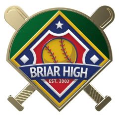 2 Inch Express Baseball Field Trading Lapel PIN