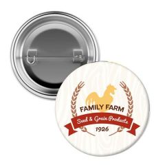 2 Inch  Full Color Pin Back Button