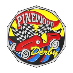 2 Inch Pinewood Derby Decagon Color Medal
