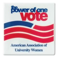 2 Inch  Square Button W/Safety Pin