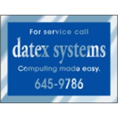 2 Inch X 1.5 Inch Sq Corner Rect ID Decal - Chrome