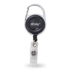 2 Inch X 1 3/8 Inch Round Shape Badge Retriever
