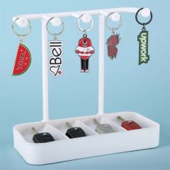 2 Inch  X 1 Inch  Diestruck Soft Enamel Keychain