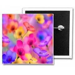 2 Inch  X 2 Inch  Inch Square Custom Button