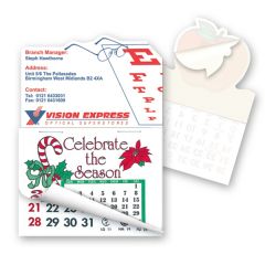 2 Inch  X 3 Inch  Eyeglass Shape Stick'em Calendar Pad