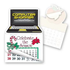 2 Inch  X 3 Inch  Laptop Shape Stick'em Calendar Pad