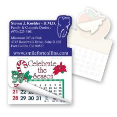 2 Inch  X 3 Inch  Tooth Shape Stick'em Calendar Pad