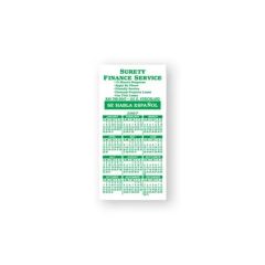 2 Inch  X 4 Inch  Calendar Magnet - 30mil