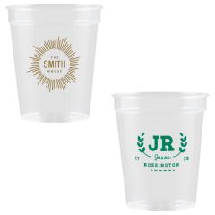 2 Oz Clear Hard Plastic Shot Cup - Digital