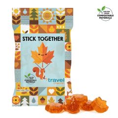 2 Oz Eco-Digibag, Compostable-Maple Flavored Candy