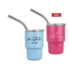 2 Oz Stainless Steel Vacuum Tumbler