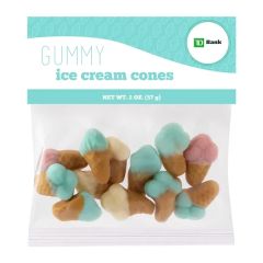 2 Oz Summer Header Bags - Gummy Ice Cream Cones