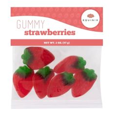 2 Oz Summer Header Bags - Gummy Strawberries