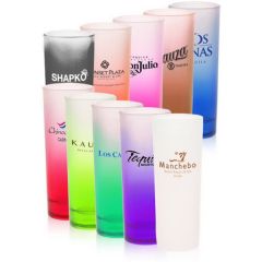 2 Oz. Tall Shot Glasses - Colored & Frosted