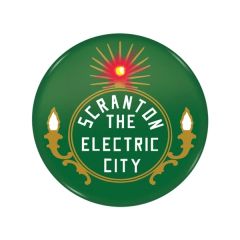 2 Piece Flashing LED Round Blinking Button Full Color