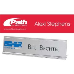 2-Ply Plastic Desk & Wall Plate Engraved & Printed